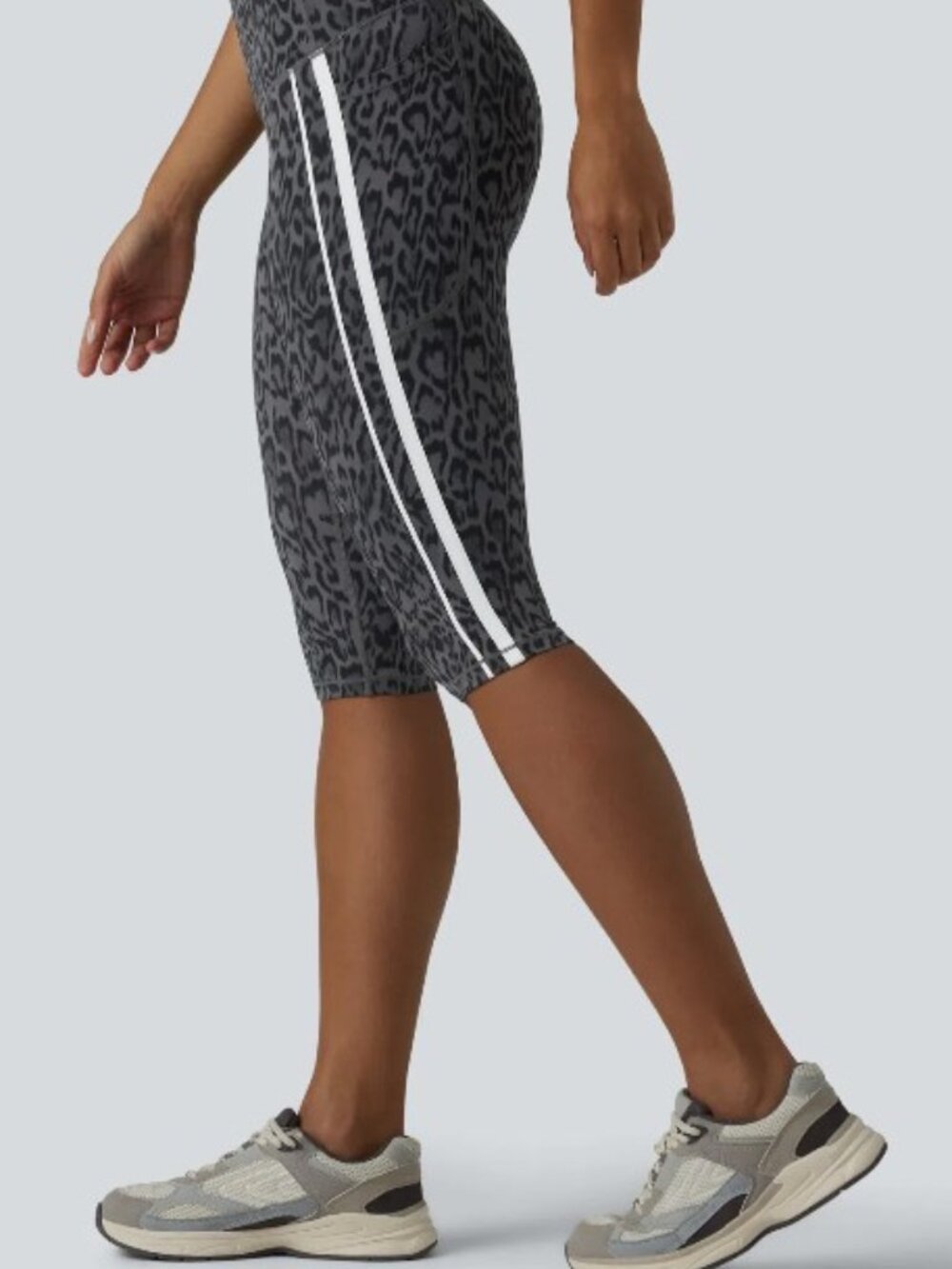 Halara UltraSculpt™ Leopard Print High Waisted Tummy Control Color Block Stripe